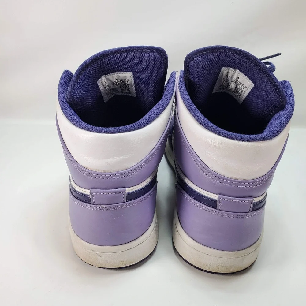 Nike Air Jordan 1 Mid Sky J Purple‎ Men Sz 8 Basketball Sneakers DQ8426-515